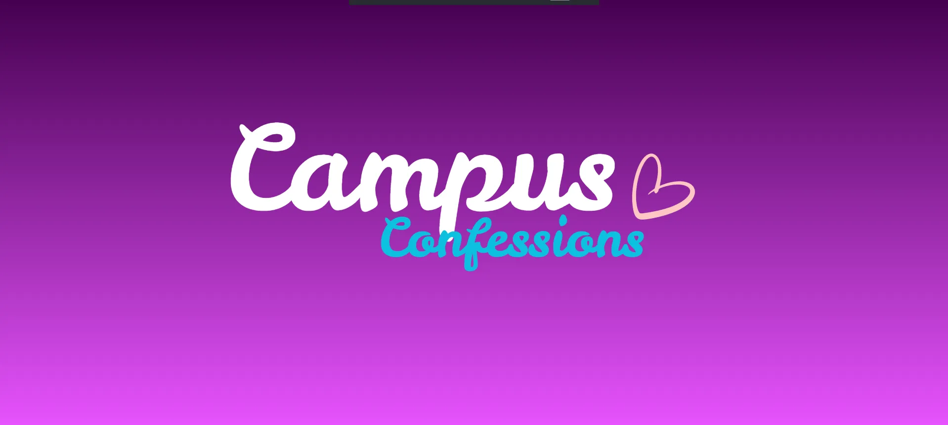 Campus Confession anonymous college social chat mobile app interface mockup